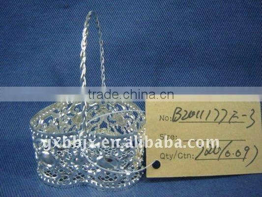 Round/Heart shaped wire storage snowflake ornaments gift baskets