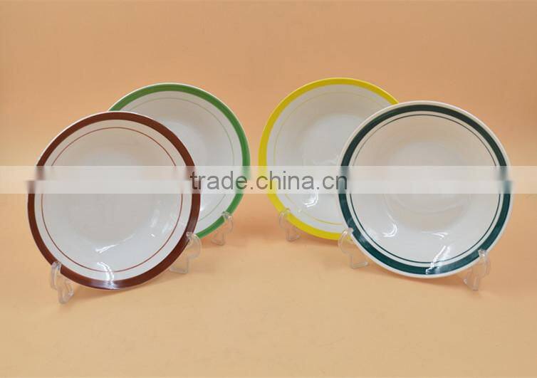 custom printed ceramic dinner plate