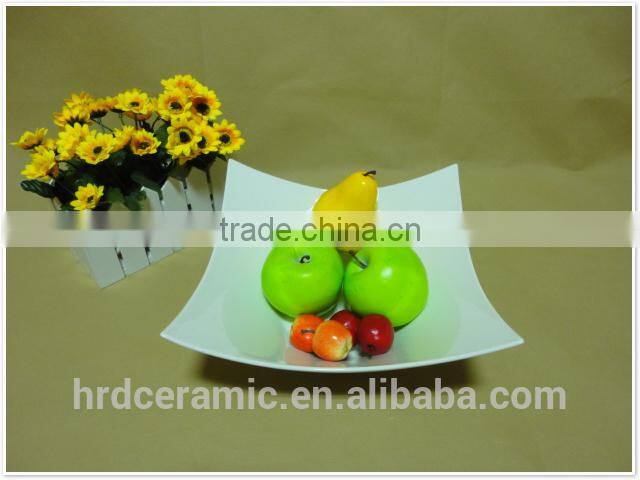 China Cheap stocked white porcelain ceramic bowl wholesale