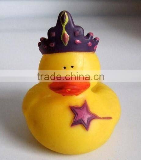 Snowman design PVC bath Christmas duck baby tub floating toy