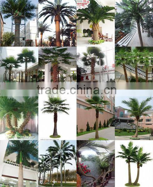 Eco-friendly high imitated artificial palm tree for landscape decoration