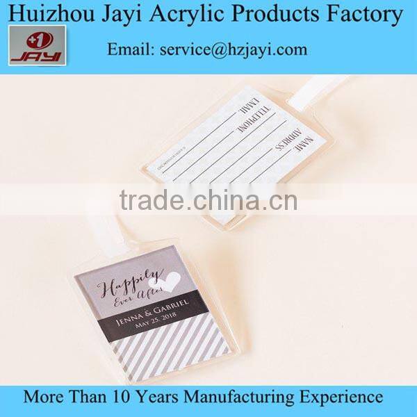 Personalized clear acrylic wishing well box for wedding or baby shower