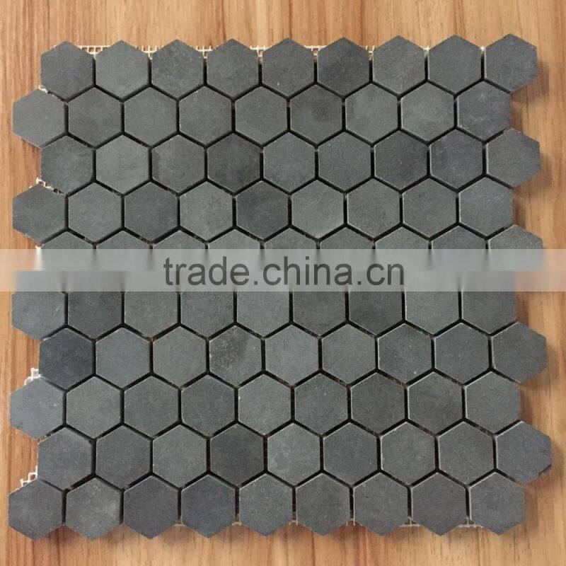 Bluestone Mosaic Tiles hexagon Mosaic Tile