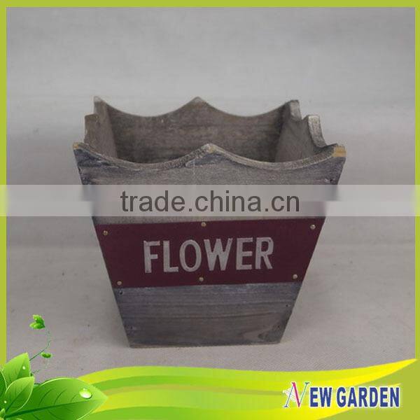 Wooden Decoration basket, Gardeing Colorful Wood Easter Basket