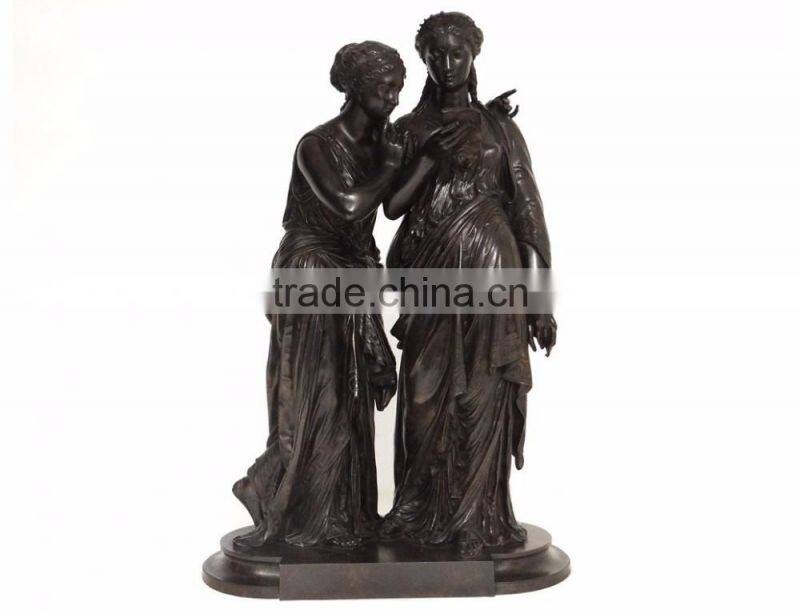 home decor bronze foundry metal craft bronze love letter sculpture