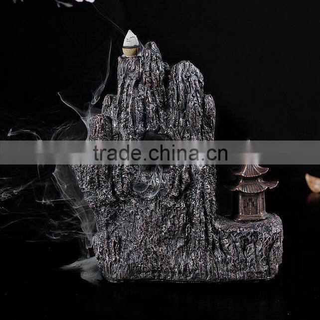 The Water Curtain Cave Backflow Burner Creative Resin Incense Burner