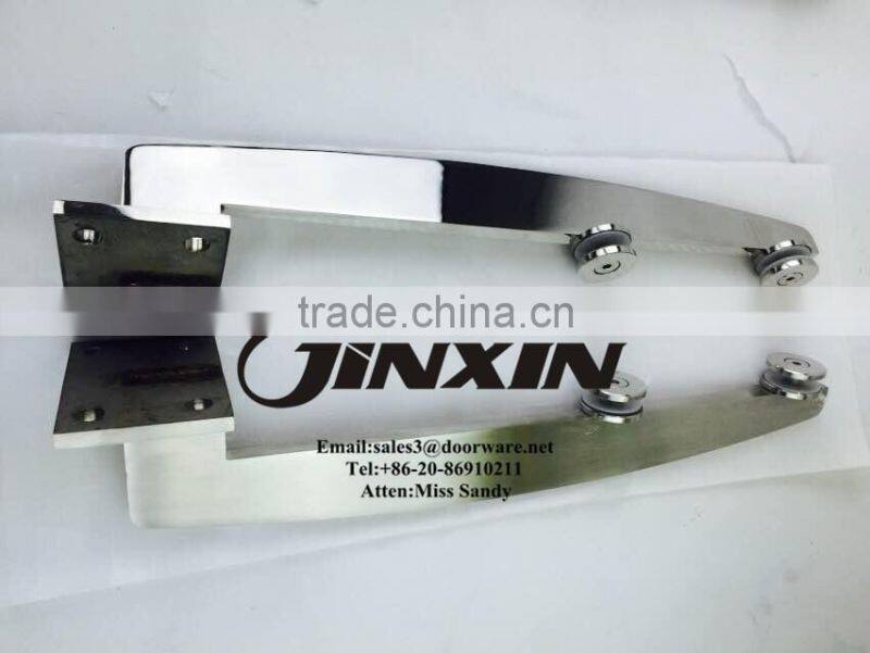 2016 New Design Side Mounted Short Glass Post