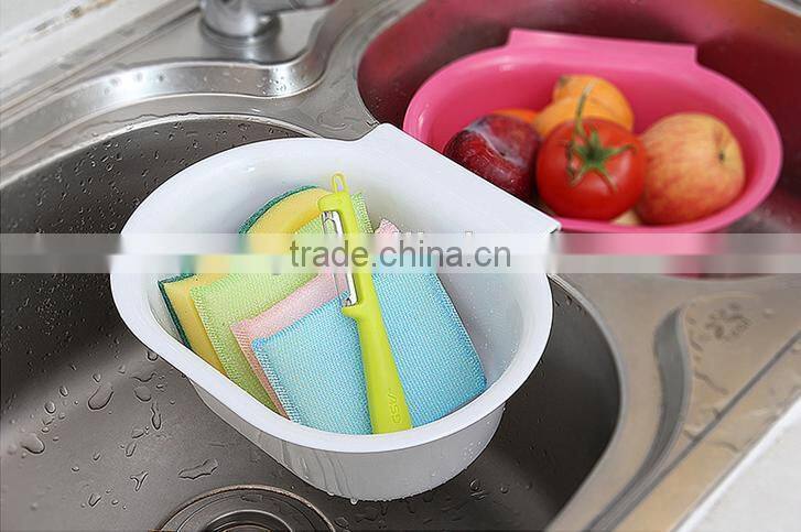 PP plastic hanging sink drain basket for kitchen