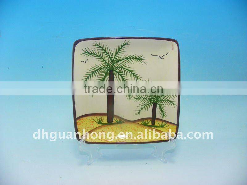 White Round Plates Dollhouse Miniatures Ceramic Supply Deco