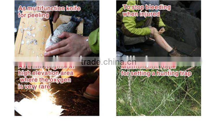 Multi-purpose Camping Shovel DJSV-OS with Tactical Knife Car Emergency Kit