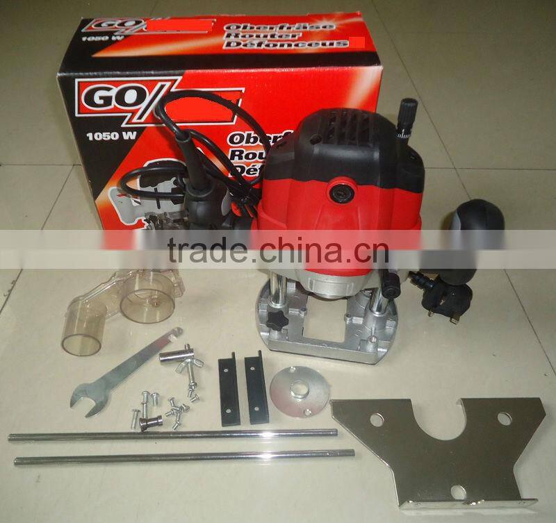 GOLDENTOOL 6mm/8mm 1200w Power Small Plunge Router Milling Machine Portabel Electric Hand Mini Wood Router