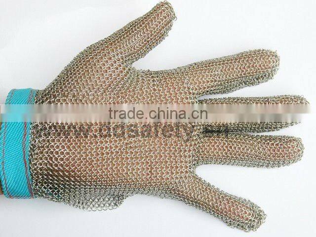 DDSAFETY Stainless Steel Cut Resistant Gloves