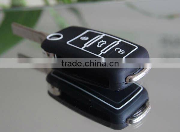 2016 Wholesale silicone car key covers for Volkswagen 3 buttons