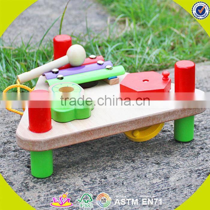 Wholesale kids teaching aid wooden musical instruments toy interesting wooden musical instruments toy W07A018