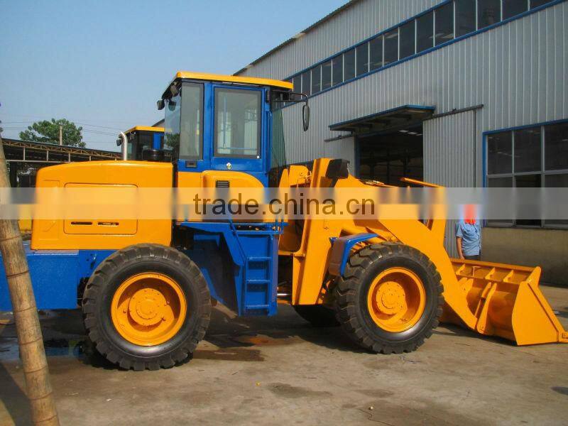 China Qingzhou low price 2.8ton ZL28 wheel loader with AC and Joystick