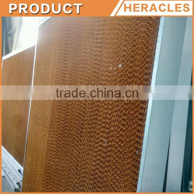 Heracles high quality greenhouse poultry 7090 honeycomb evaporative cooling pad