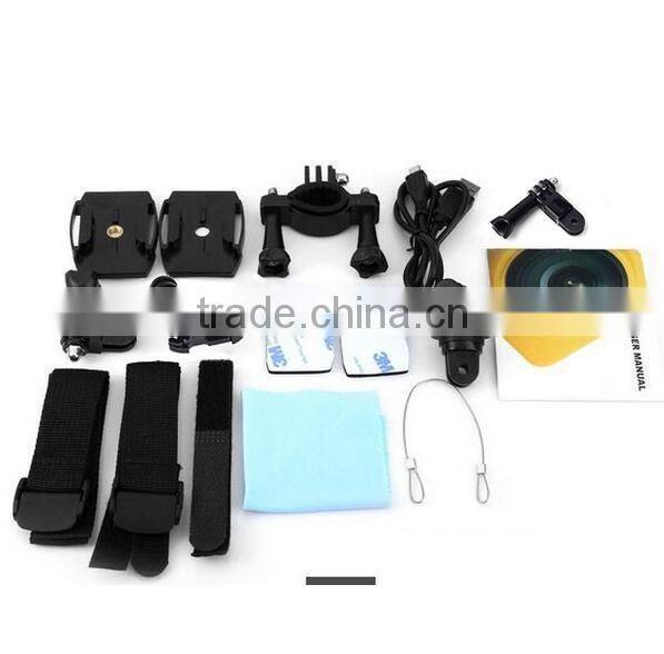 2016 newest 360 degree all viewer fish-eye camera build in wifi video action camera ,HL-322, car monitor