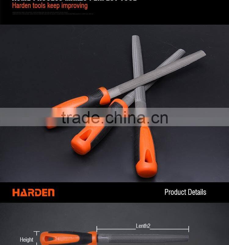 Professional 10" Half Round Second Cut File With Soft Handle