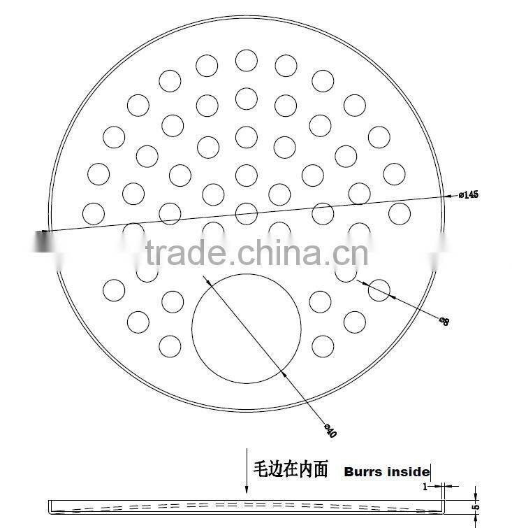 High quality SS304 water drain cover
