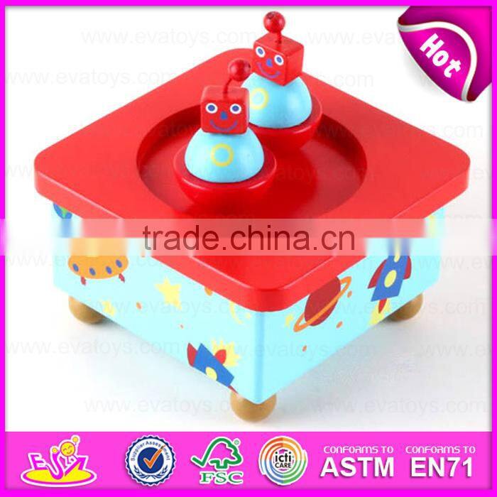 Customize promotion gift baby wooden music box movements W07B025-S