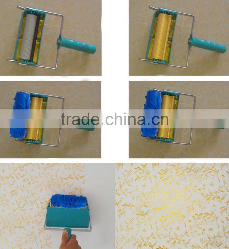 15cm Flower Embossed Wallpaper Tool DIY Wall Decoration Decorative Painting Roller