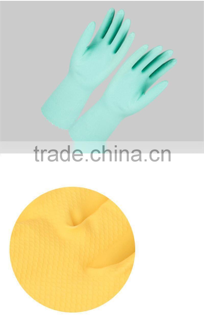 High quality household fancy cheap cleaning gloves latex washing gloves