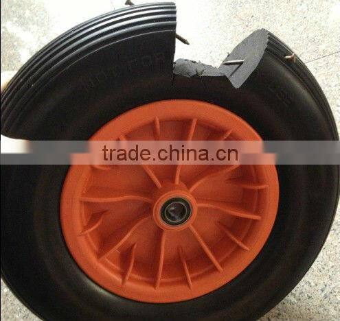 14" High quality environmental protection abrasion resistant PU Wheel