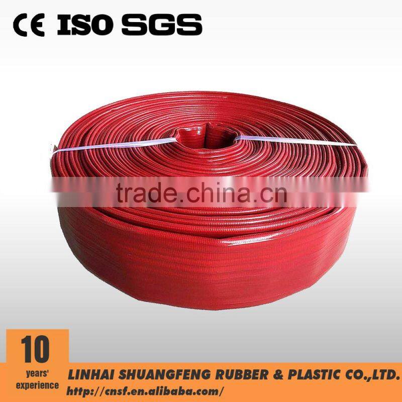 2.5 inch red heavy duty fire hose