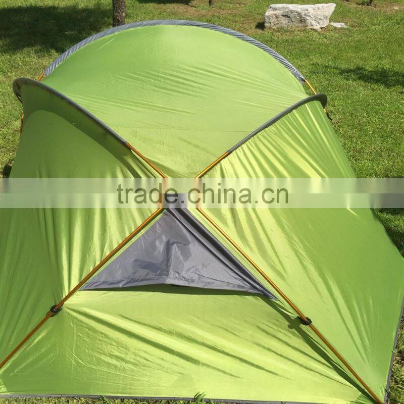 Easy setup camping tent off the ground for 2 people outdoor hiking