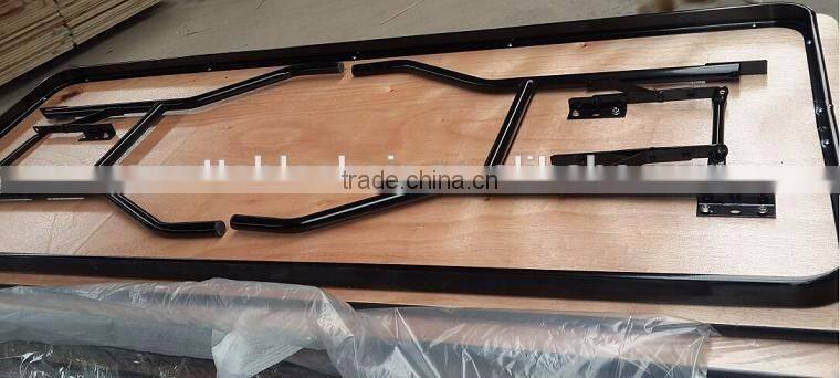 High Quality 6ft Plywood Folding Table with iron suppport popular in New Zealand for sale