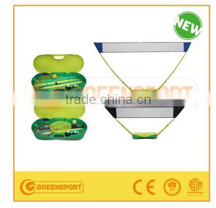 GSDK-2 2 in 1 portable badminton tennis net post