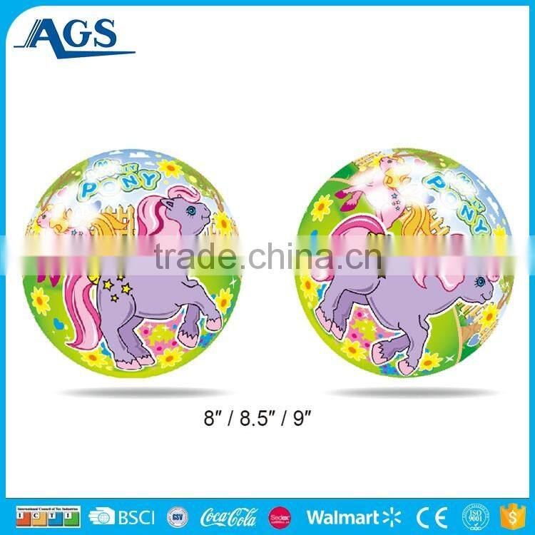 Funny educational toy ball number pvc ball