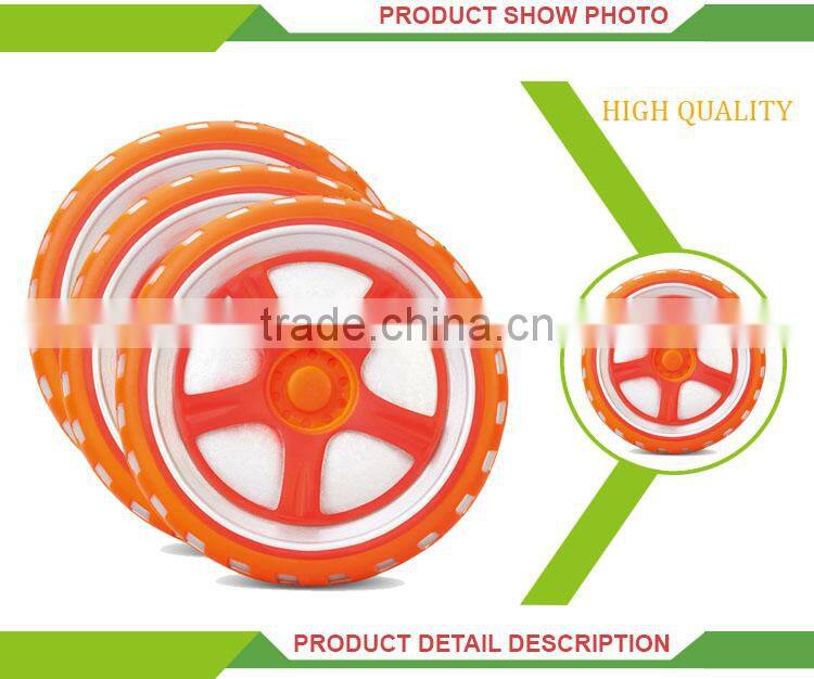 Latest children outdoor toy pu professional flying cheap plastic frisbee