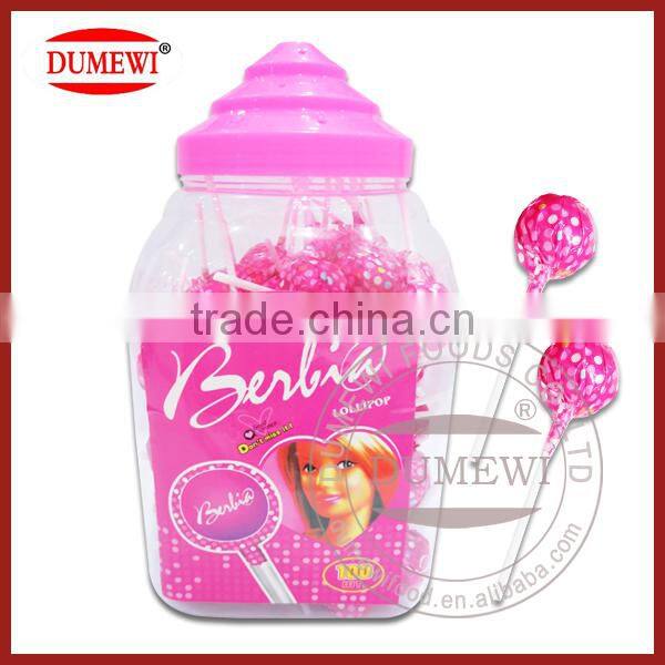 Africa Market Hot Products Fruit Lollipop Football Candy