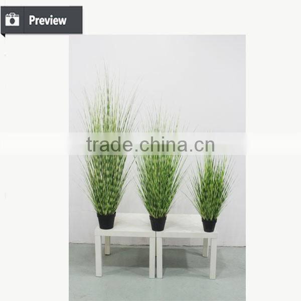 Artificial Potted Grass Synthetic Onion Grass In Pot Fake Grass in Pot for Indoor Decoration