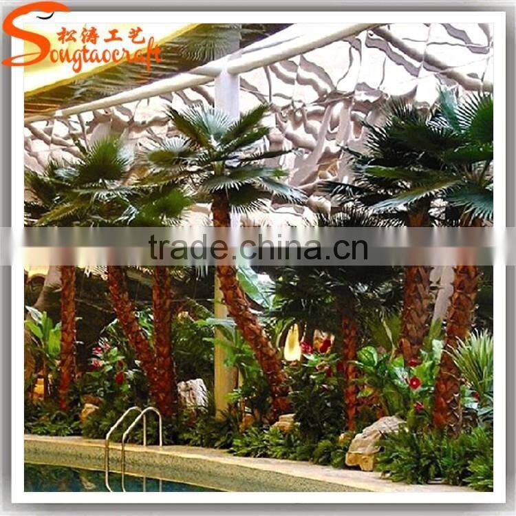 Artificial Outdoor Palm Trees,Artificial Plam Tree Leaves , Outdoor Washington Palm Trees Wholesale