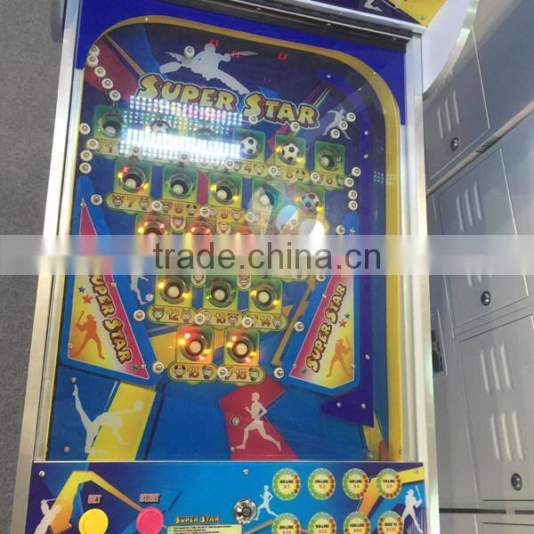 2016 hot sale Electronic Pinball arcade Game Machine/kids coin operated arcade game machine for sale