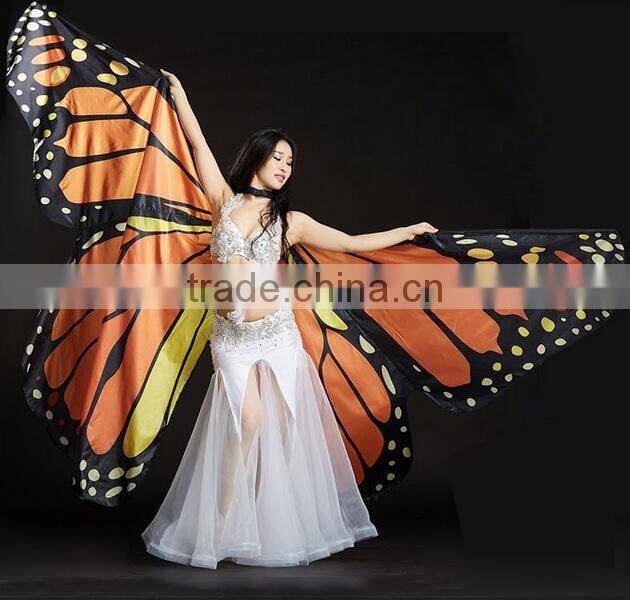 Belly dance butterfly wings isis wings for belly dance rainbow