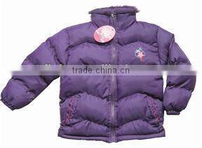 Clothing Lots For Sale Girls Shiny Down Jacket Fujian