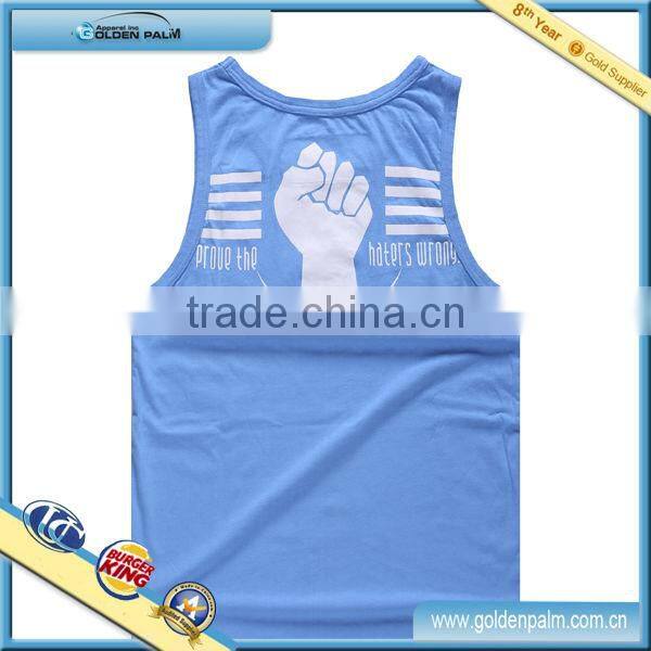 Sublimation Tank Top,Blue Tank Top,Cotton Tank Tops