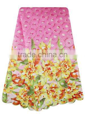 African Guipure Cord Lace Fabrics 3D Nigerian Lace For Weddings