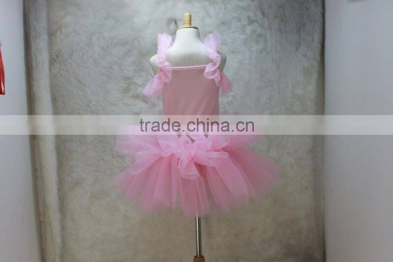 2016New design tutu skirt set for girls, summer wear girl's super fluffy tutu skirt set