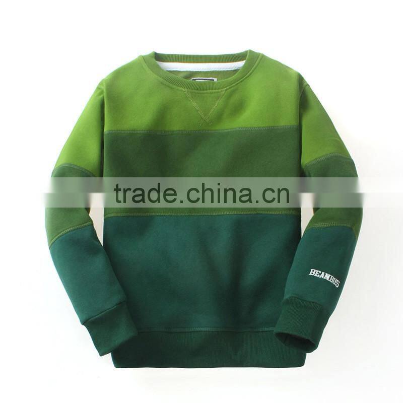 Wholesale plain kids pullover hoodies OEM stripe hoodies for children