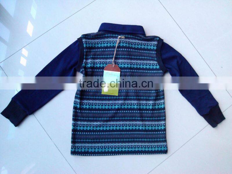 1 year to 12 years Boys French Velvet Knit Polo Shirt