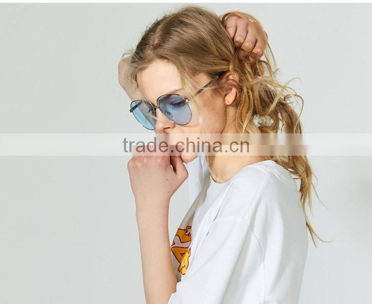 wholesale private label china women t-shirt 100% cotton plain white t shirt women with custom printing design