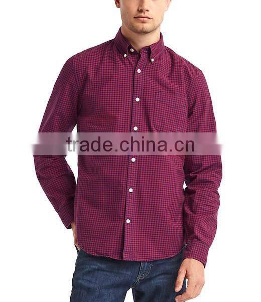 Custom autumn mens dress plaids flannel 100% cotton shirts wholesale