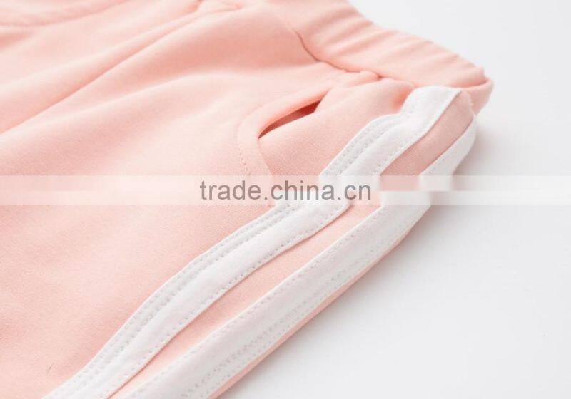 custom high quality cheap children girls sports tracksuit sportswear