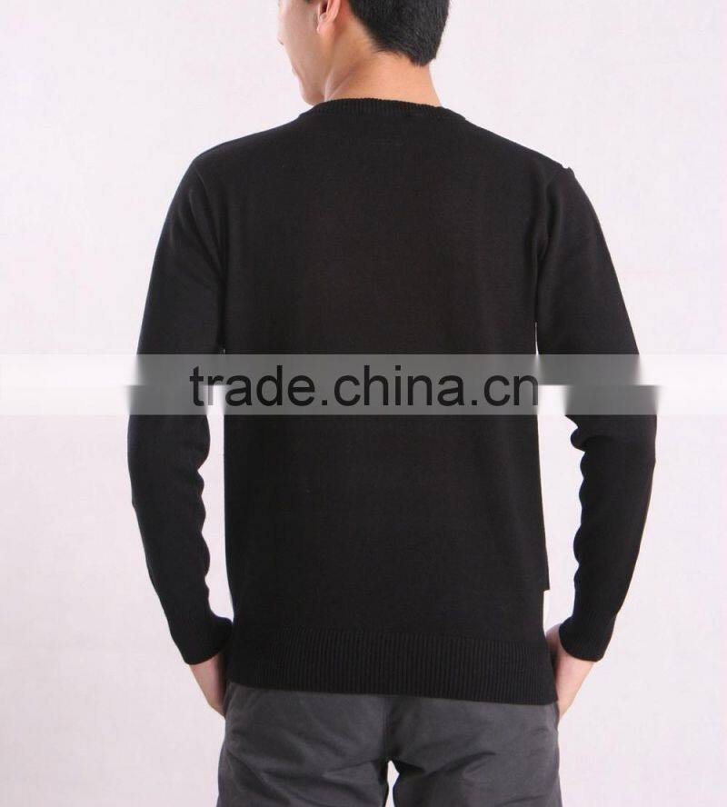 Fashion Black Sweaters And Pullovers For Men