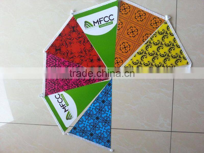 pennant bunting paper flag