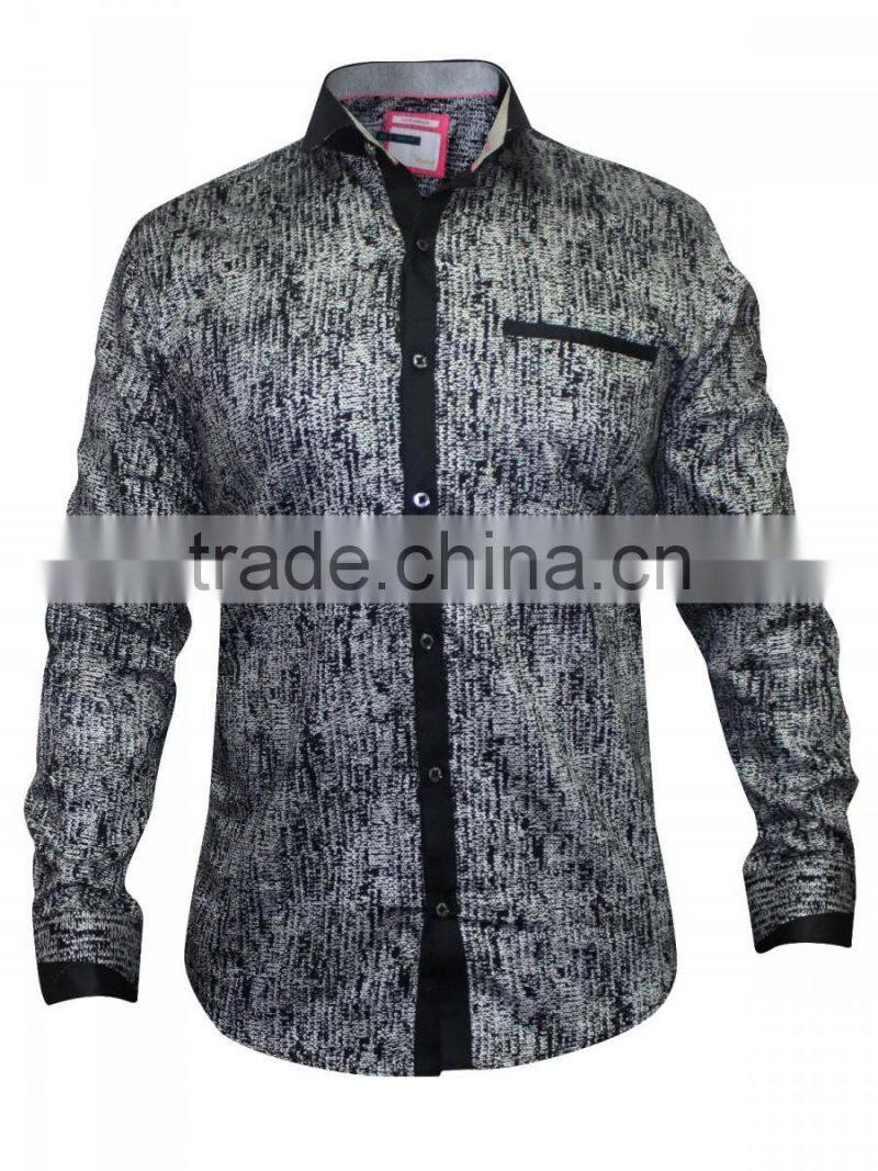 Black Party Wear Shirt SH099